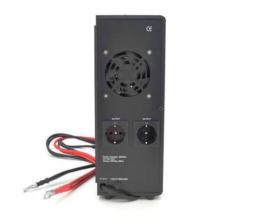 Источник бесперебойного питания Europower EPWM-MPS-2500/24, 1800Вт, линейно-интерактивный с чистой синусоидой, 30A, 2xSCHUKO (1471235)