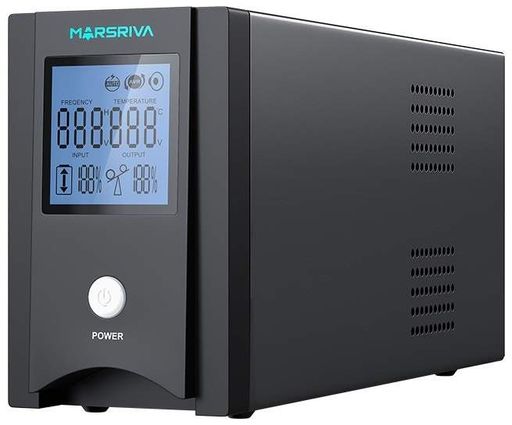 Источник бесперебойного питания (ИБП) Marsriva MR-UF600P-H | 600VA/360Вт, защита ПК и электроники (1471253)
