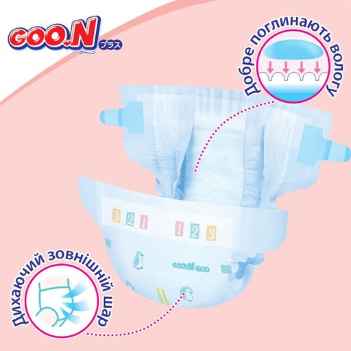 Подгузники Goo.N Plus размер M (6-11 кг), 52 шт