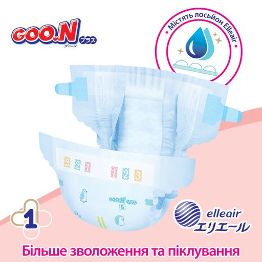 Подгузники Goo.N Plus размер M (6-11 кг), 104 шт