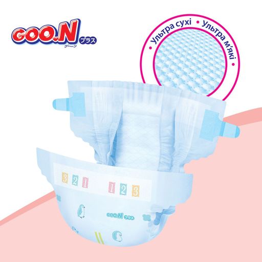Подгузники Goo.N Plus размер M (6-11 кг), 104 шт