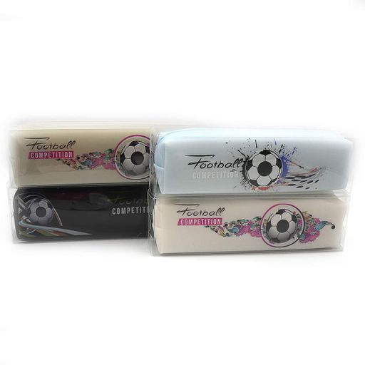 Пенал силиконовый Football, 1 отделение, 20x6x4 см, PVC (в ассортименте) (1477178)