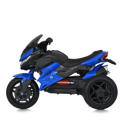 Детский электромотоцикл Bambi Racer M 4274EL-4 Синий, 2 мотора 35W, 12V 9AH, EVA колеса (1481938)