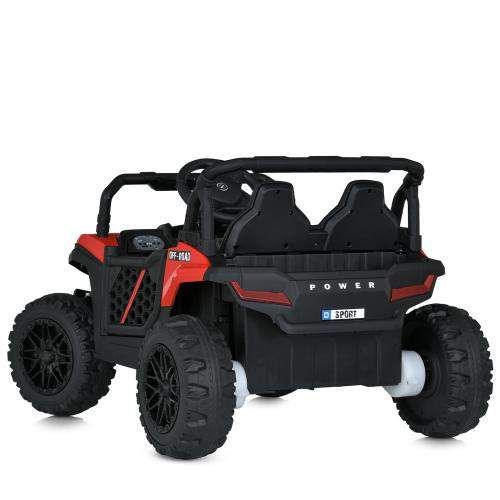 Дитячий електромобіль Bambi Racer M 5811EBLR-3, червоний, 2 мотори 65W, акумулятор 24V7AH, EVA колеса, шкіряне сидіння (1481976)