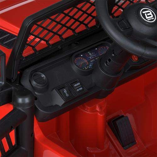 Дитячий електромобіль Bambi Racer Джип M 5995EBLR-3 червоний, 4 мотори 45W, акумулятор 24V7AH, 2 місця (1481978)