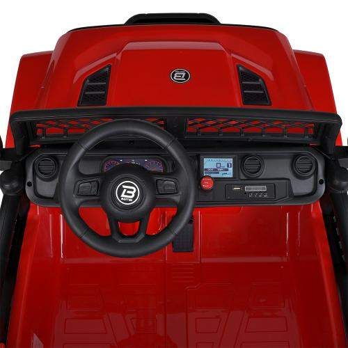 Дитячий електромобіль Bambi Racer Джип M 5995EBLR-3 червоний, 4 мотори 45W, акумулятор 24V7AH, 2 місця (1481978)