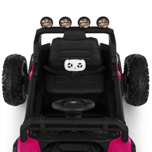 Детский электромобиль Bambi Racer Багги M 6073EBLR-8 Розовый, 4 мотора 35W, 2x12V, EVA колеса, кожаное сиденье, Bluetooth (1482032)