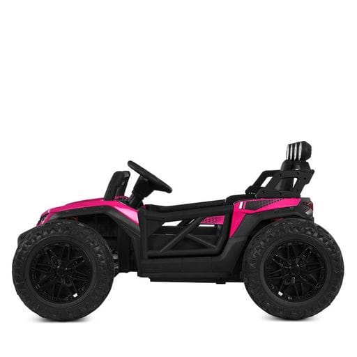 Детский электромобиль Bambi Racer Багги M 6073EBLR-8 Розовый, 4 мотора 35W, 2x12V, EVA колеса, кожаное сиденье, Bluetooth (1482032)