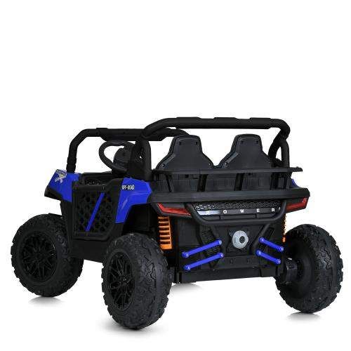 Детский электромобиль Bambi Racer Джип M 5911EBLR-4-2 (24V), сине-черный, 2 места, EVA колёса, пульт управления (1482058)