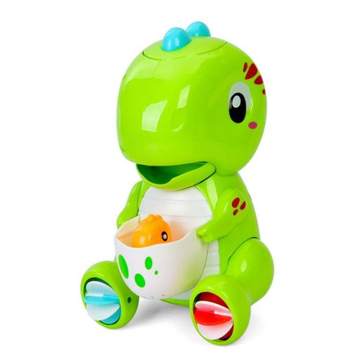 Детская игрушка для купания "Динозаврик" Bambi 9928-9929(Green) 21 см, водопад, присоски (1483239)