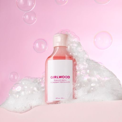 Вода для ванны Girlwood Розовый перламутр, 100 мл