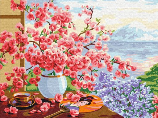 Картина за номерами Brushme 30x40см "Японський натюрморт" RBS51595 (1484577)