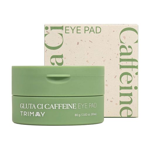 Пади для шкіри навколо очей Trimay Gluta Ci Coffeine Eye Pad з глутатіоном, центелою та кофеїном, 60 шт