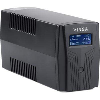 Источник бесперебойного питания Vinga LCD 600VA plastic case (VPC-600P) (1485152)