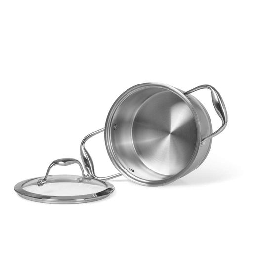 Каструля зі скляною кришкою Fissman MIRANDA 16x9 см на 1,9 л (5151) (1486053)