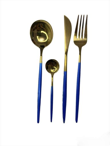 Набір столових приборів Kitchen бордовий на 2 персони (код: SKU-1693365444) (1488862)