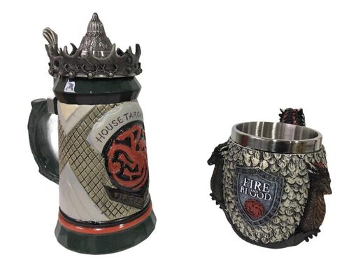 Подарунковий набір Кухоль Game Of Thrones House Targaryen Fire And Blood Гра Престолів і Fire And Blood (код: SKU-1380360019) (1488959)