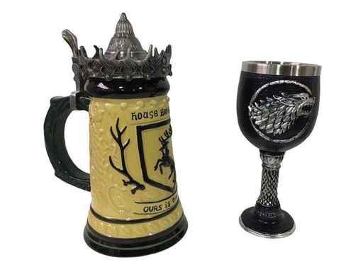Набір Кухоль Game Of Thrones House Герб Баратеонів Гра Престолів Баратеони та Кубок (код: SKU-1501239147) (1488969)