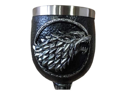 Келих для Вина Череп Гра Престолів Game Of Thrones Winter is Coming Stark Старк Готика Подарунок (код: SKU-1345576577) (1489267)