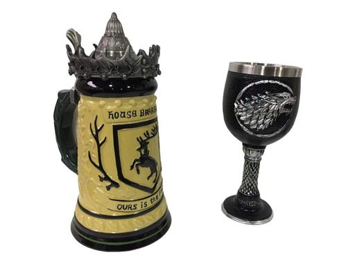 Набір Кухоль Game Of Thrones House Герб Баратеонів Гра Престолів Баратеони та Кубок (код: SKU-1380377971) (1489307)