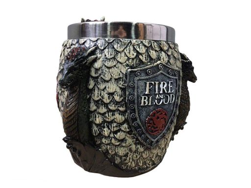 Кухоль Чашка Гра Престолів Fire and Blood Targaryen 3D Будинок Таргарієн Таргарієнси (код: SKU-1501239088) (1489824)