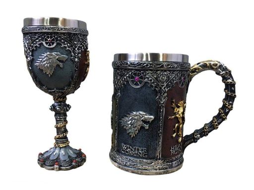 Подарунковий набір Чашка Келих 3D Гра Престолів Game Of Thrones Бафомет Подарунок (код: SKU-1501239093) (1489829)