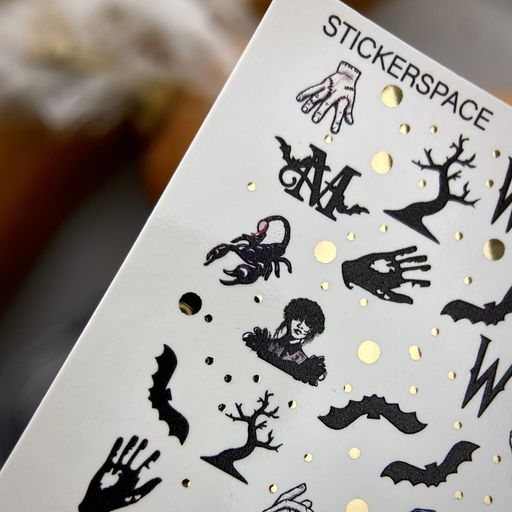Наклейки для дизайна ногтей StickersSpace Sliders Foil Combi (0208)