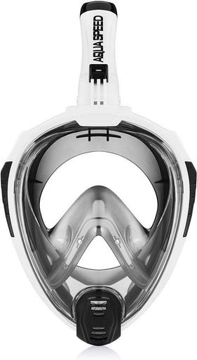 Повнолицьова маска Aqua Speed DRIFT 7087 чорний, білий Уні S/M (1490641)