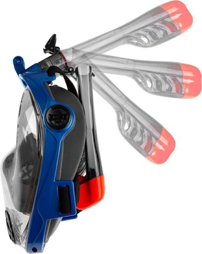 Повнолицьова маска Aqua Speed SPECTRA 2.0 9918 чорний, синій Уні L/XL (1490718)