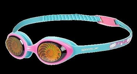 Окуляри для плавання Speedo ILLUSION 3D PRT JU блакітний, рожевий Діт OSFM (1490866)