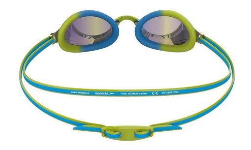 Окуляри для плавання Speedo VENGEANCE MIR GOG JU GREEN/BLUE зелений, чорний Діт OSFM (1490883)