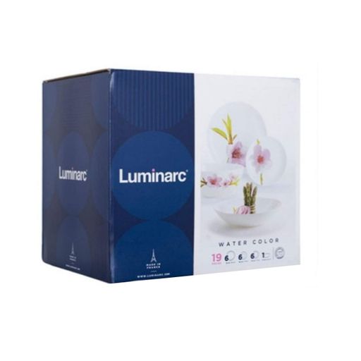 Сервиз столовый Water Color 19 предметов Luminarc P7080 (1493871)