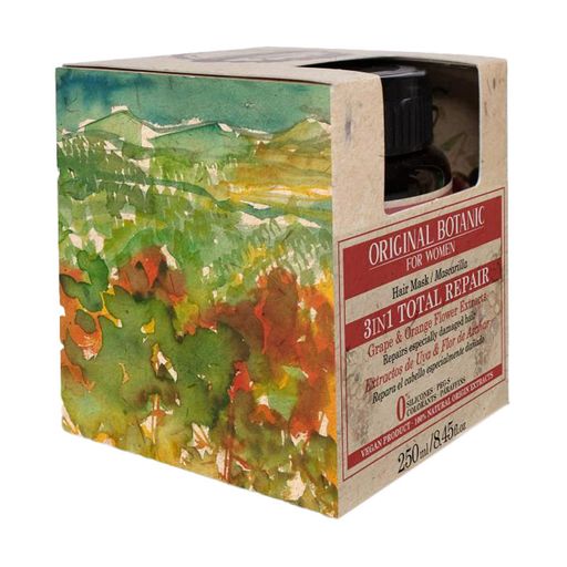Відновлювальна маска 3 в 1 Original Botanic For Women 3 In 1 Total Repair Hair Mask для пошкодженого волосся, 250 мл