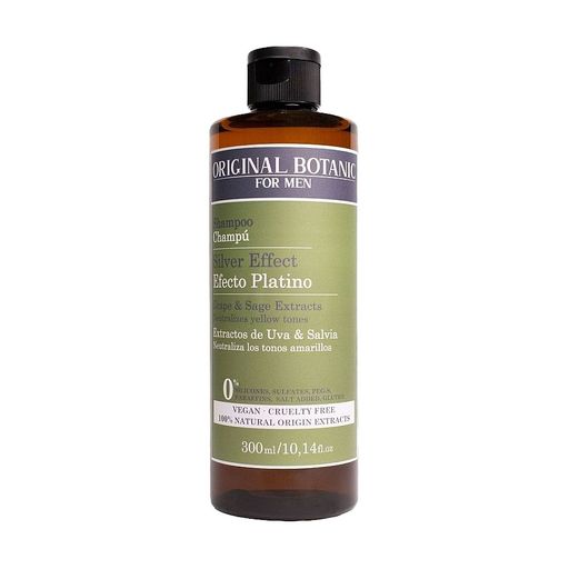 Мужской шампунь Original Botanic For Men Silver Effect Shampoo для седых волос, 300 мл