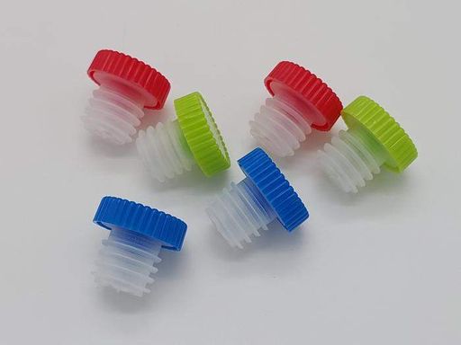 Набор пробок для бутылок затычки пластиковые многоразовые 6 штук 2,5x2,5 cm (1494817)