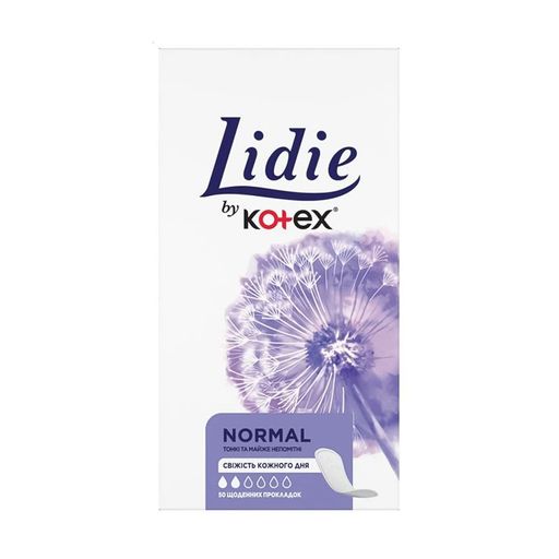 Щоденні гігієнічні прокладки Lidie by Kotex Normal, 50 шт