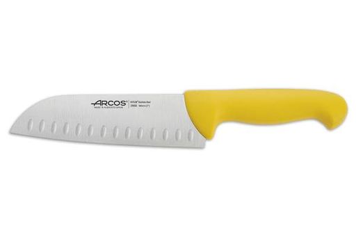 Нож японский Сантоку 180 мм 2900 желтый Arcos 290600_FD (1495873)