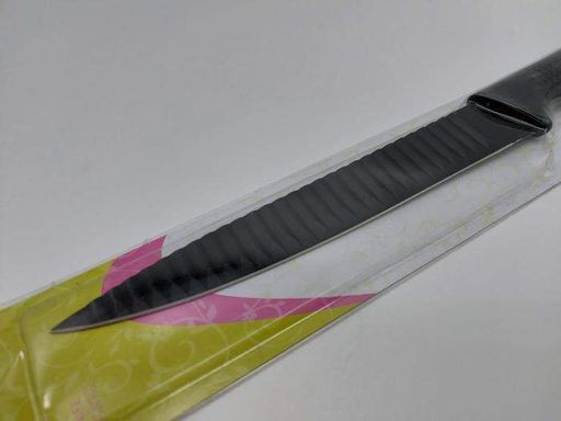 Ніж кухонний металевий для фігурної нарізки універсальний L 32 cm лезо 19 cm (1501155)