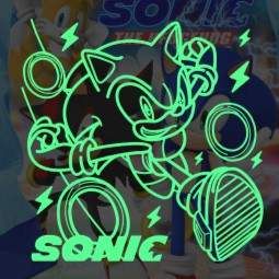 Детская пижама для мальчиков Соник Sonic | светится в темноте | 3 года рост 96-104см | цвет синий (1505443)