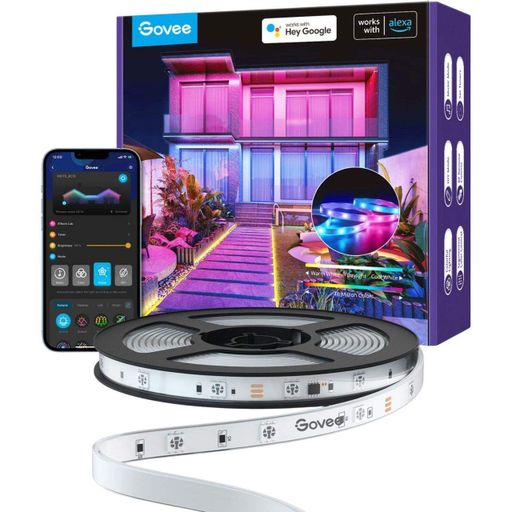 Светодиодная лента Govee H6172 Phantasy Outdoor LED RGBIC 10м (H61723D1) [145635] (1506322)