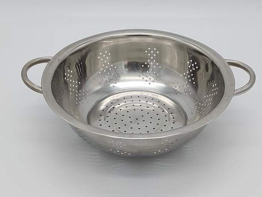 Дуршлаг из нержавеющей стали Сито нержавейка с двумя ручками D 25 cm H 8,5 cm (1507068)