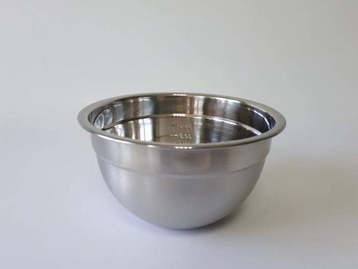 Миска кухонная для миксера из нержавеющей стали глубокая матовая D 18 cm H 10 cm 1,5 л Нержавейка высший сорт (1507079)
