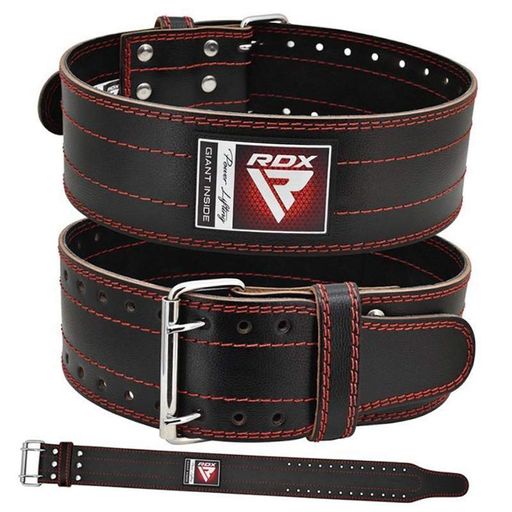 Пояс для важкої атлетики RDX Leather XL Чорний (34260007) (1507628)