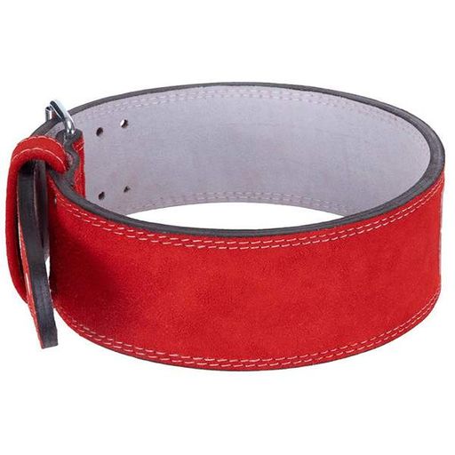 Пояс атлетичний шкіряний Zelart SB-165159 XXL Червоний (34363018) (1508043)