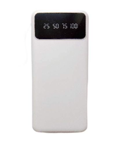 Power Bank Smart 20000 mAh павербанк з екраном LVR 015 White (17553-hbr) (1508053)