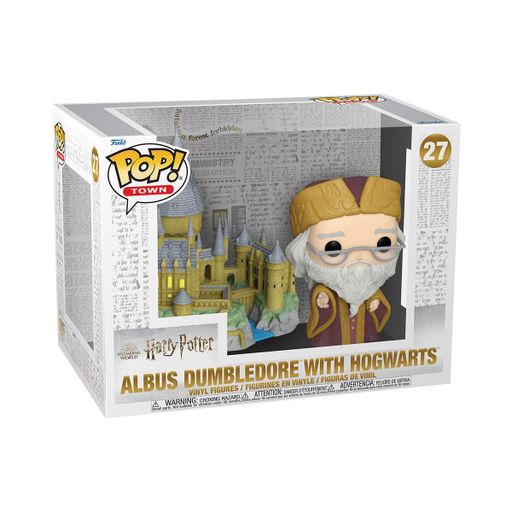 Ігрова фігурка Funko Pop! Town Дамблдор з Хогвардсом (1509461)