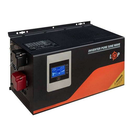 Инверторный источник бесперебойного питания LogicPower LPM-PSW-3000VA 2000Вт, стабилизация 160–275В, LCD-дисплей (1510232)