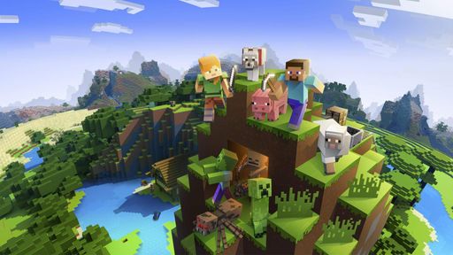 Дерев'яний фігурний пазл Minecraft (Майнкрафт) геймерський 7, А5, Картонна коробка 35 елементів (1519558)