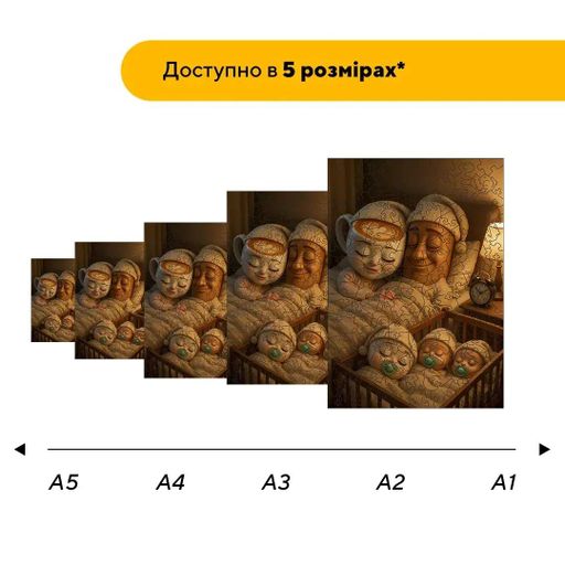 Дерев'яний фігурний пазл Сім'я Тунг Сахур, А4, Картонна коробка 100 елементів (1519784)