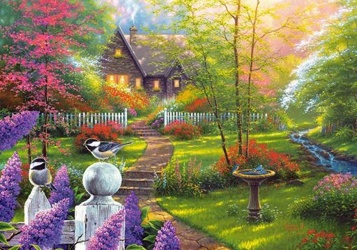 Пазлы Castorland Тайный сад, 500 элементов, 47x33 см, B-53858 (1520059)